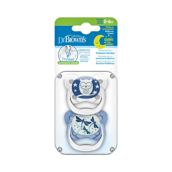 Dr. Brown's Glow in the Dark Pacifier, Stage 1/Blue