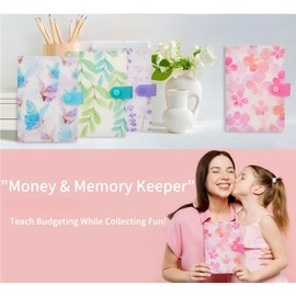 Receipt Coupon Organizer 104-Pocket Small Accordion Binder 6.7X4.8, Ideal for Cards, Bills & Docs Storage - Nature Purple