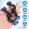 OUNONA 2pcs Adjustable Bosshead Clamp Holder, Lab Heavy Duty Boss