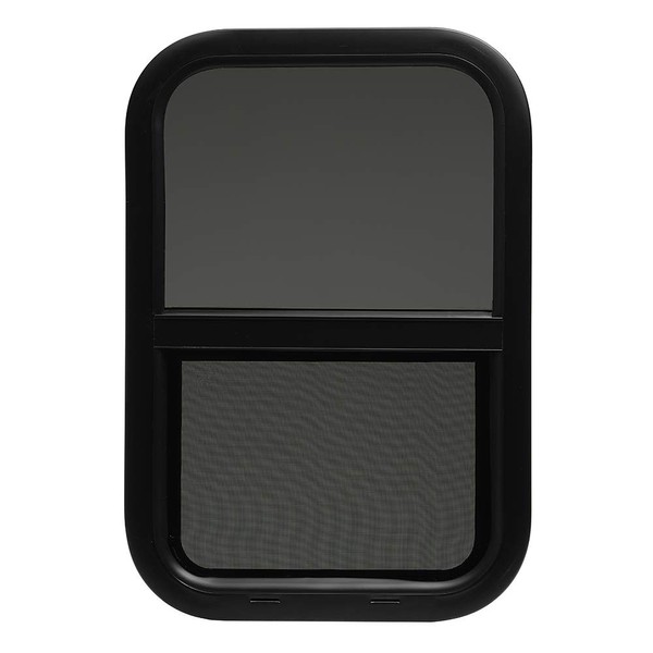 ToughGrade Vertical Sliding Black RV Window 15" X 22" X