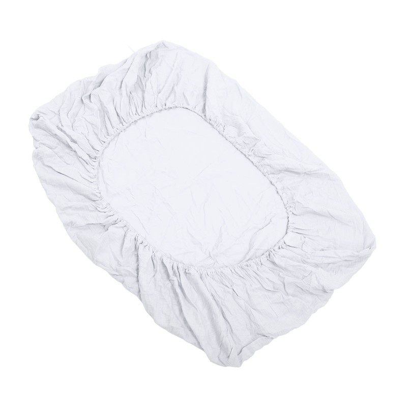 Fitted Crib Sheet Full Cotton Crinkle Fabric Soft Breathable Comfortable