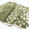 Ecovask Kitchen Towel Duo Organic Cotton, Check Navy Denim