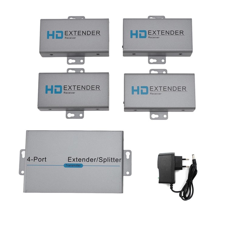 HD Multimedia Interface Extender Splitter 1x4 1080P 60Hz Extending 164ft