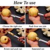 Apple Corer, Apple Cutter, Robust Stainless Steel Apple Core Cutter,