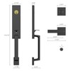 Secusly Front Door Handle and Deadbolt Set - Keyed Entry