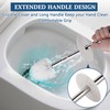 GERUIKE Toilet Brush Ceramic Toilet Brush with Standing Toilet Brush