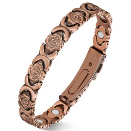 Jecanori Pure Copper Bracelets for Women, Effective Magnetic Therapy Bracelet for Women, Adjustable Copper Jewelry Gift