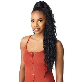 Sensationnel Synthetic Ponytail Instant Pony Wrap - RIPPLE WAVE 30" (1 Jet Black)