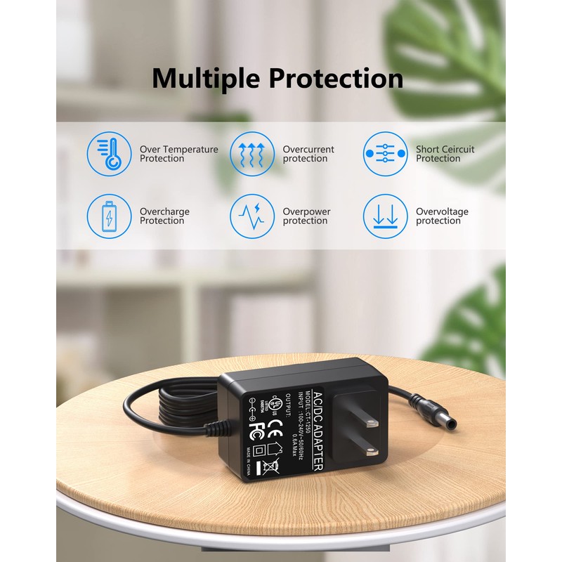 12V Power Cord for LitterMaid LM680C LM980 P-70016, Replacment for