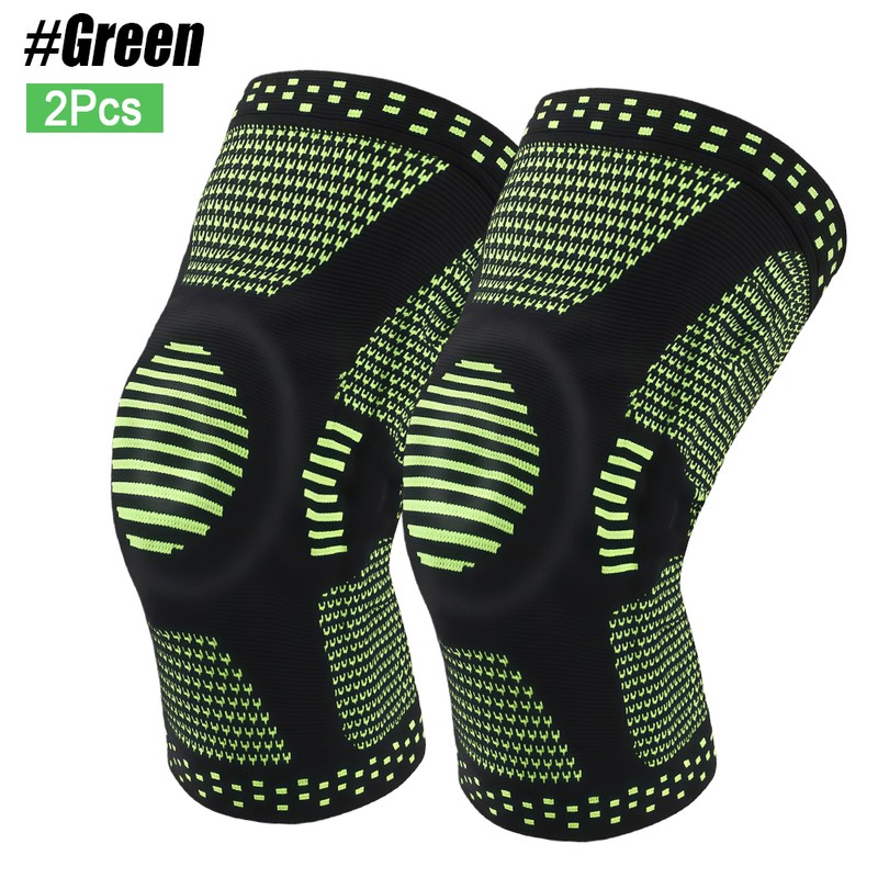 Pack of 2 Compression Knee Support Sleeve for Sports &