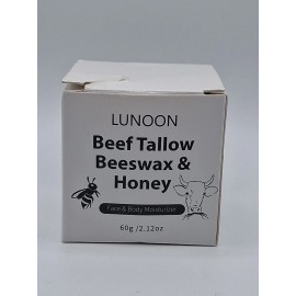 Unbranded Beef Tallow & Beeswax & Honey Face & Body Moisturizer, 60g/2.12oz. Exp: 09/28/27