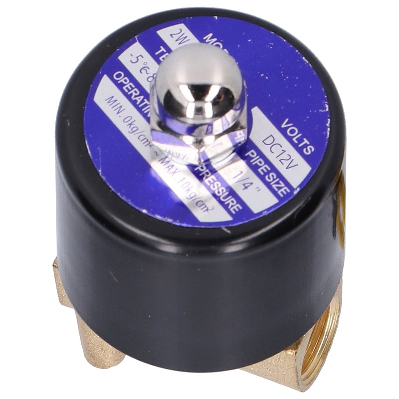 Electric Solenoid Valve Small Normally Closed for Water Air Diesel