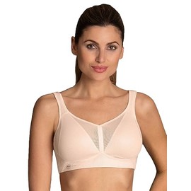 Anita Women's Sports Bra (Air Control Deltapad) - Smart Rose slogan, size: 75D