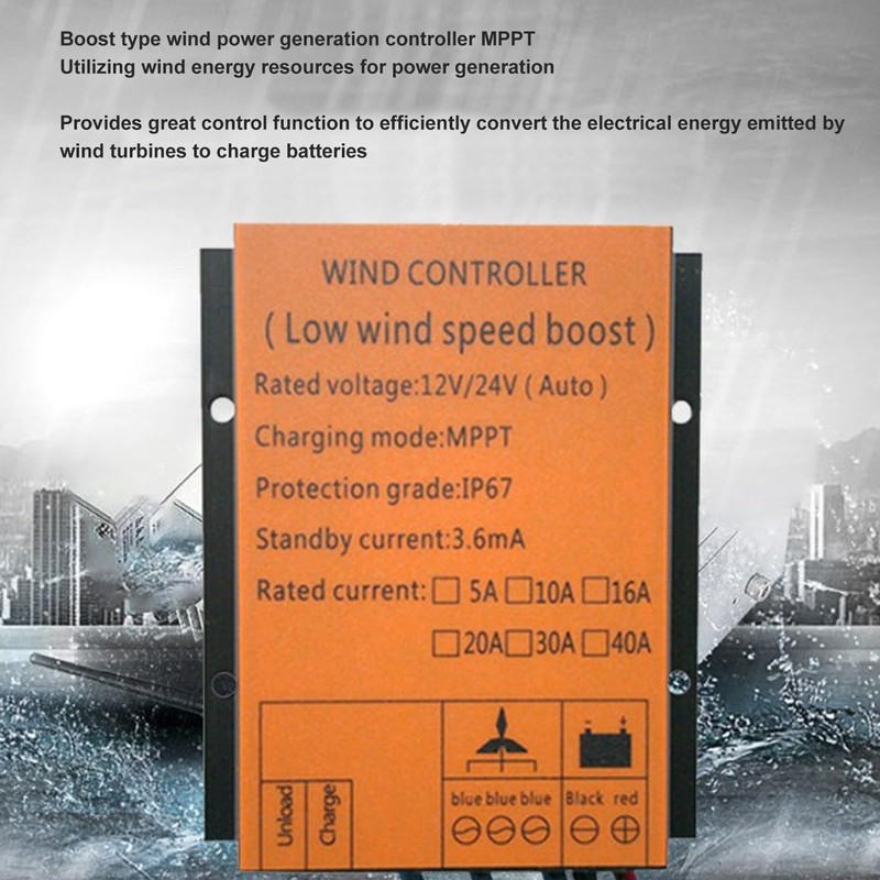 Wind Turbine Charging Controller, Auto Match MPPT Mini Wind TurbineGeneratorController,