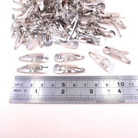 50 Packs Sturdy Alligator Hair Clips French Barrettes Hair Snap Clips Hairpins for Curl Clips Hair Styling DIY Crafting Hair Bow Accessories (Snap Clips 30 mm)