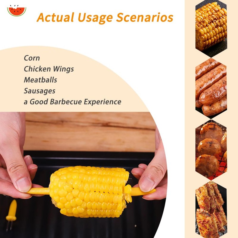 LaoChoes 20 Pcs Stainless Steel Corn on the Cob holders,