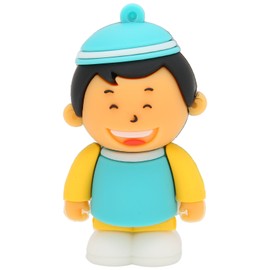 USB Flash Drive 16GB/32GB/64GB/128GB Cute Cartoon Boy Portable Storage Memory Stick128GB