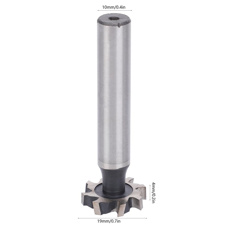 Woodruff Key Seat Cutter HSS Straight Shank TSlot Milling Cutter