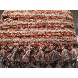 Unbranded 6 yards Tassel Fringe 3" BRICK-RED/RUST