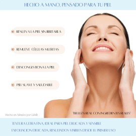 Exfoliante Artesanal De Arcilla Y Arroz Para Cutis Graso