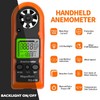 Handheld Anemometer WapoRich RQ-818, Digital LCD Backlight Wind Speed Meter