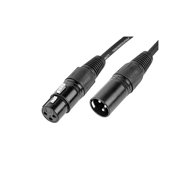 CASCHA Premium Microphone Cable XLR Jack to XLR Plug (6m,
