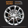 PACRIM 18" Gloss Black Wheel Skin Set Made for Jeep