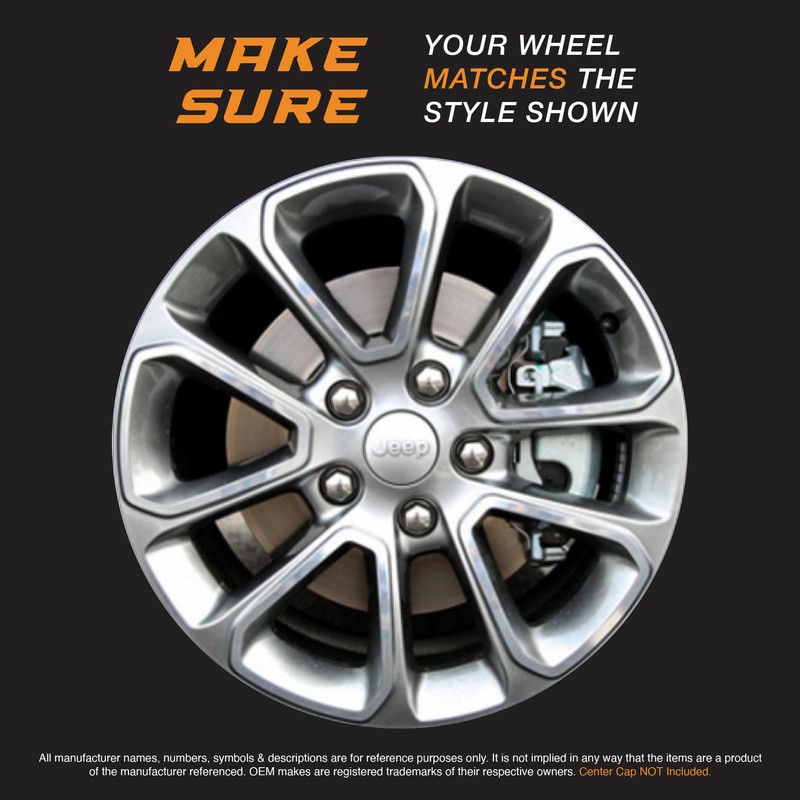 PACRIM 18" Gloss Black Wheel Skin Set Made for Jeep