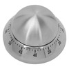 Mechanical Timer Round Clear Number Scale Anti Slip Base Stainless