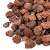 GasSaf 10 Pounds Red Lava Rocks for Fire Pit, Fireplace,