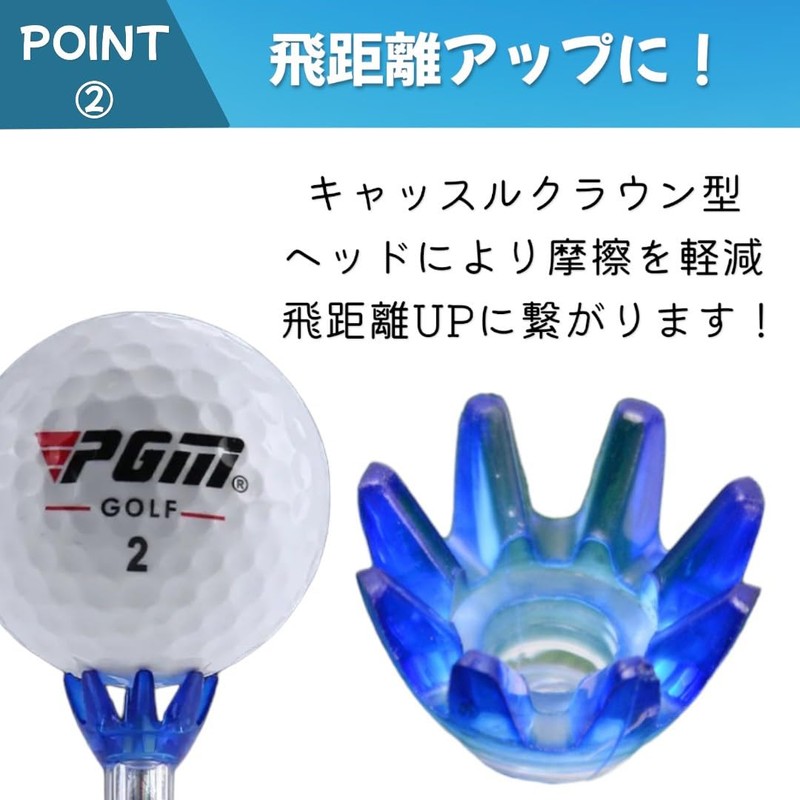 Ken R Golf Tee, Magnet, Set of 3 Colors, Short,
