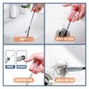 SHUOGUO Upgraded Drain Snake, 61 inch plumbing snake，Sink Snake Drain