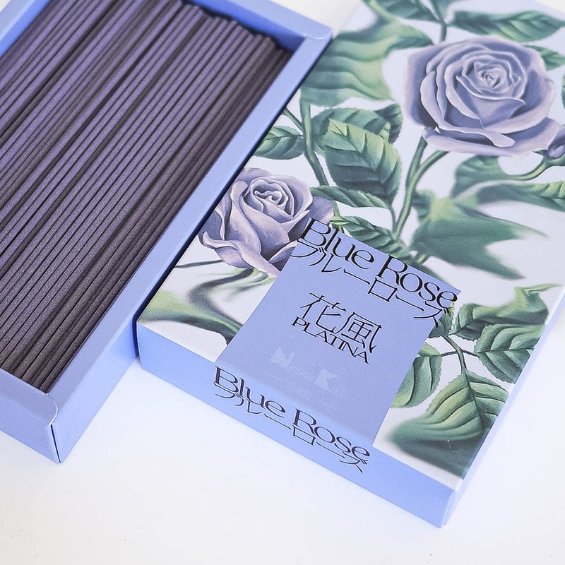 Nihon Kodo Flower Style Platinum, Blue Rose, Rose Fill, Made