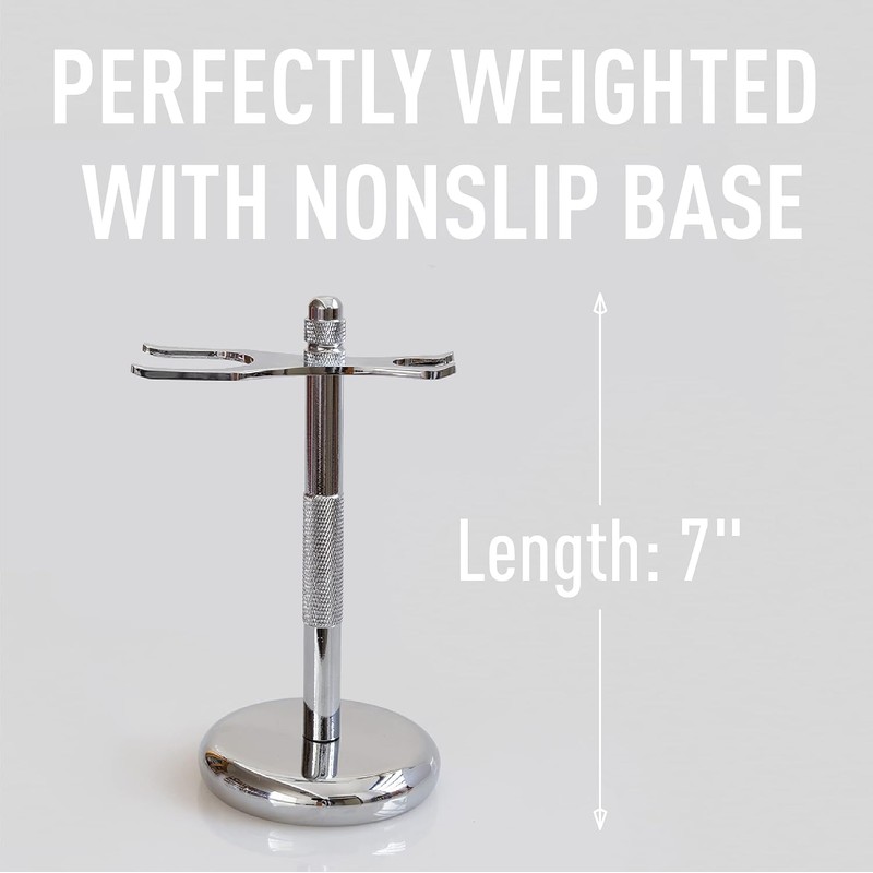 Bevel Cepillo de afeitado y soporte de afeitado de seguridad,