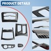 ZNZMAIO Dodge Charger Interior Trim Kit 2015-2023, Carbon Fiber, Gear