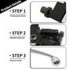 Zreneyfex Mini Bike Brake Lever Kit with 67 Inch Drum
