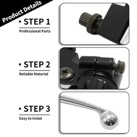 Zreneyfex Mini Bike Brake Lever Kit with 67 Inch Drum Brake Cable Assembly - Replacement for Coleman CT200U CT200U-EX BT200X Replacement for Baja Warrior MB200 MB165 - Minibike Parts