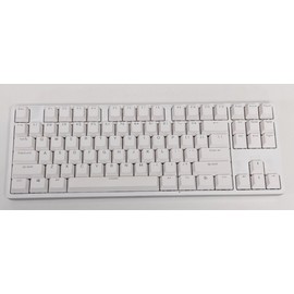 Drop ENTR Mechanical Tenleyless Keyboard, Anodized Aluminum Case, Silver/White