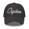 Ogden Baseball Cap Ogden Dad Hat Bold Baseball Script Michigan