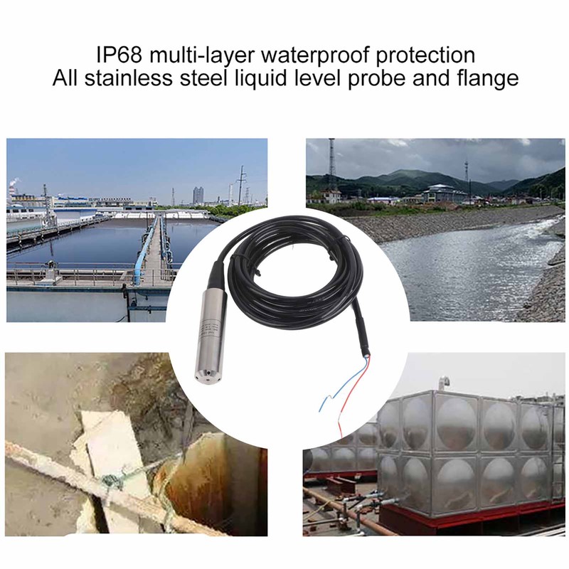 Liquid Level Transmitter Throwin Sensor Level Alarm Control Probe Water