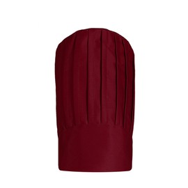 Chef Hat for Men Women Adults,Elastic Band Adjustable Cotton Chefs Hat Hibachi Chef Works Hats Chef Cap Cook Hat(Deep Red)