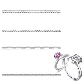 ChasCoCo Ring, Size Adjuster, Ring Tape Adjuster, Invisible Ring Stopper, Easy to Put on and Take off, Comfortable Feel, Anti-slip, Anti-Shedding, Rotation, Low Profile Ring Rest, Adjustment Tool, Set