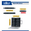 LABEAR - 3pcs Double-Ended Screwdriver Bit for Leatherman Multitool Accessories,