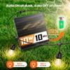 EIKOSON 48FT Solar String Lights Outdoor Waterproof, 30 Super Bright