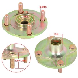 munirater Rear Wheel Hub Gas and Electric 2007-2014 For Yamaha Drive / G29 Golf Cart