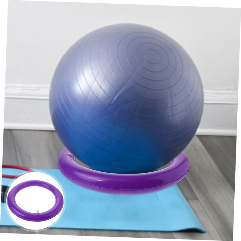 NOLITOY Inflatable Yoga Ball Holder Fixed Ring for Stability and