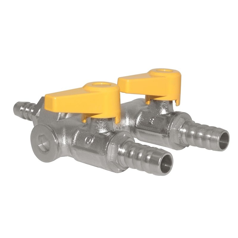 Joywayus 3 Way Copper Shut Off Gas Ball Valve Kit