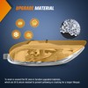 Nilight Fog Light Assembly Compatible with 2002 2003 2004 Toyota