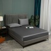 Bamboo Fitted Sheet 160 x 200 cm Dark Grey Fitted