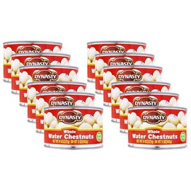 Dynasty Canned Whole Water Chestnuts, 8-Ounce (Pack of 12)